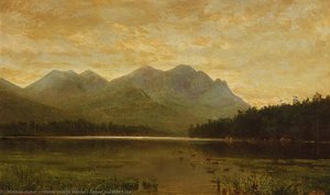 Upper Ausable Lake — Homer Dodge Martin, Hudson River School