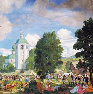 Village Fair — Boris Mikhailovich Kustodiev