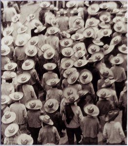 Peasant Rally With Backs — Tina Modotti