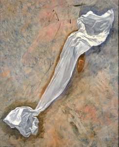 Study For Drapery Of Pursuit Of The Ideal — Kenyon Cox