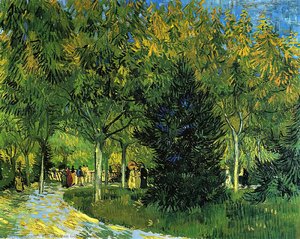 Avenue In The Park — Vincent Willem Van Gogh, Post-impressionism