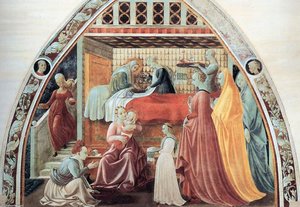 Birth Of The Virgin — Paolo Uccello, Early Renaissance