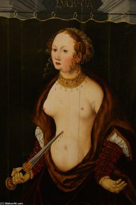 Lucretia Committing Suicide. — Lucas Cranach The Elder