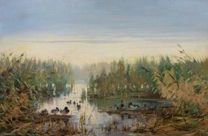 Mallards At Rest — John Sydney Steel