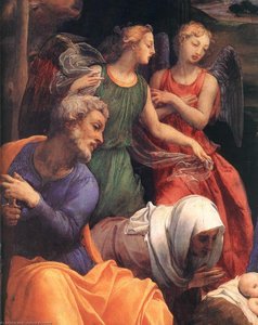 Adoration Of The Shepherds (detail) — Agnolo Bronzino