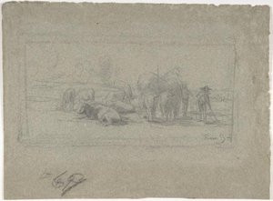 Landscape With Cattle — Rosa Bonheur