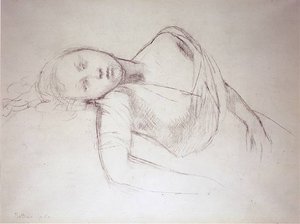 Reclining Woman — Balthus