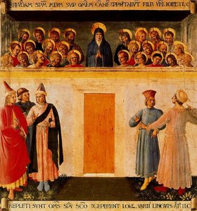 La Venida Del Espíritu Santo — Fra Angelico, Early Renaissance
