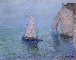 The Rock Needle And Porte D’aval, Etretat — Claude Monet