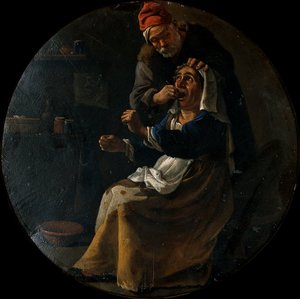 A Man Extracting A Tooth — Pieter Boddingh Van Laer