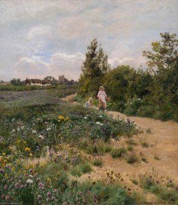 A Surrey Lane — John Clayton Adams