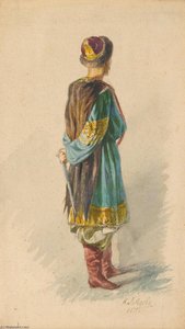 Oriental Figure — Klavdi Vasilievich Lebedev