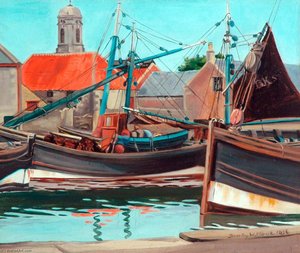 The Harbour, Eyemouth, Berwickshire — Dorothy W Moore