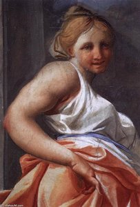 Hercules Choking Juno's Snakes (detail) — Andrea Pozzo