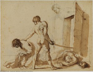 Martyrdom Of Saints John And Paul (recto) — Guercino