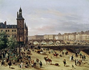 The Flower Market, — Guiseppe Canella