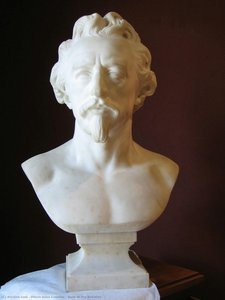 Bust Of Ary Scheffer — Pierre Jules Cavelier, Romanticism