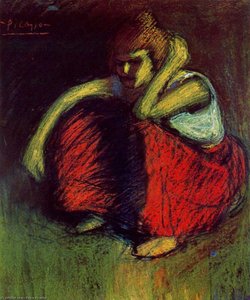 A Red Skirt — Pablo Picasso