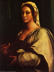 Portrait Of A Woman (sofonisba) — Sebastiano Del Piombo, Mannerism