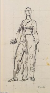 Standing Draped Figure — Ferdinand Hodler