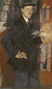 Portrait Of M.v. Dobuzhinsky — Boris Dmitrievich Grigoriev