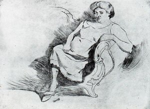 Seated Woman — Umberto Boccioni