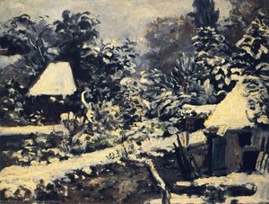 Landscape, Snow Effect — Pierre-auguste Renoir