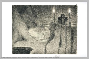 Anaïs Faivre Haumonté On Her Deathbed — Georges Seurat
