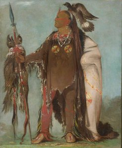 Pa Rís Ka Róo Pa, Two Crows, A Band Chief — George Catlin