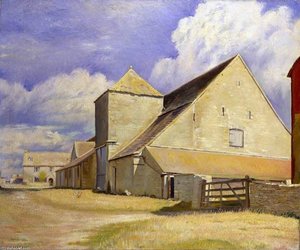 Barn At Cherington, Gloucestershire — Sir William Rothenstein