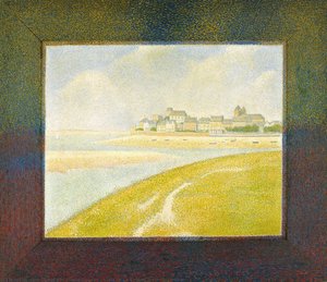 View Of Le Crotoy From Upstream — Georges Seurat