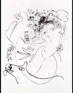 The Two Profiles — Marc Chagall