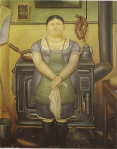 La Bonne — Fernando Botero