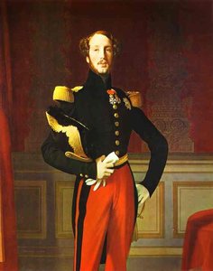 Portrait Of Ferdinand-philippe, Duke Of Orleans — Jean-auguste-dominique Ingres