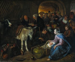 The Adoration Of The Shepherds — Jan Havickszoon Steen