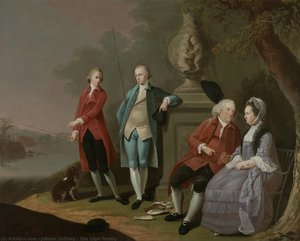 The Cope Family — Johann Zoffany, Rococo