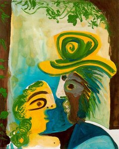 Man And Woman 2 — Pablo Picasso, Cubism