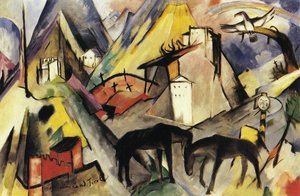 The Unfortunte Land Of Tyrol — Franz Marc