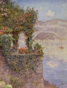 Bellagio From Tremezzo — Ernest Arthur Rowe