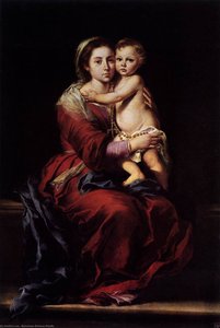 The Virgin Of The Rosary — Bartolomé Esteban Murillo