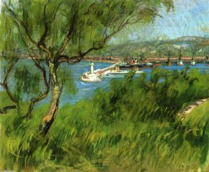 View Of A Port — Raoul Dufy, Post-impressionism
