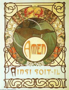 Le Pater. H. Piazza Et Cie — Alphonse Mucha