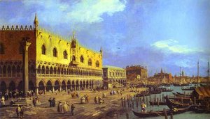 Riva Degli Schiavoni - Looking East — Canaletto