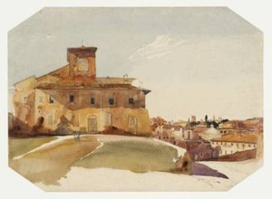 Church Of The Ss. Quattro Coronati, Rome — Edward Lear