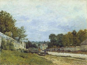 Route De Versailles — Alfred Sisley