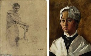 A washing maid - a study