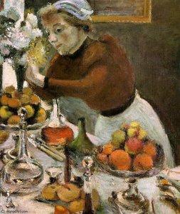 The Dinner Table (detail) - — Henri Matisse