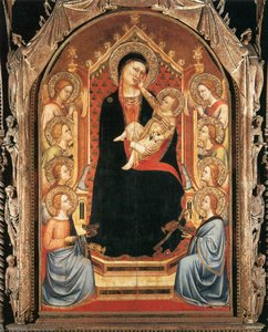Orsanmichele Madonna And Child With Angels — Bernardo Daddi, Gothic