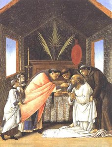 Last Communion Of St Jerome — Sandro Botticelli, Italian Renaissance