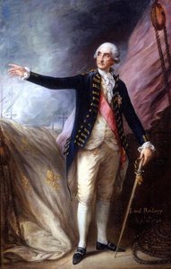 George Brydges Rodney, Admiral Of The White — Thomas Gainsborough